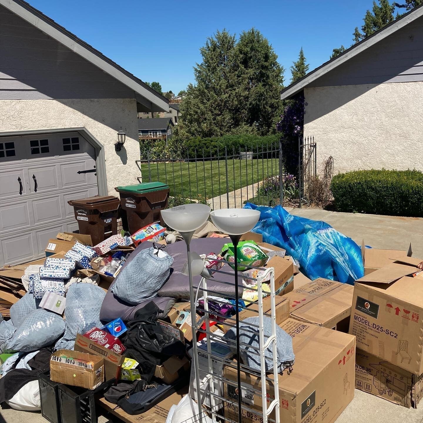 AH Dumpsters team providing commercial junk removal and dumpster rental services in Healdsburg, CA